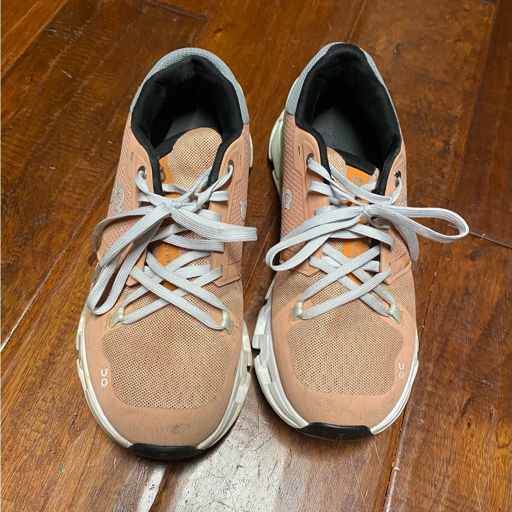 On Running Peach Sneakers